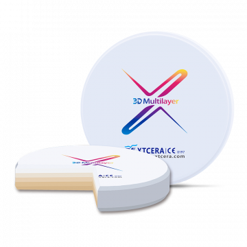 ZrO2 XTCERA 3D Многослойный (98,5 мм, толщина диска 16 мм)